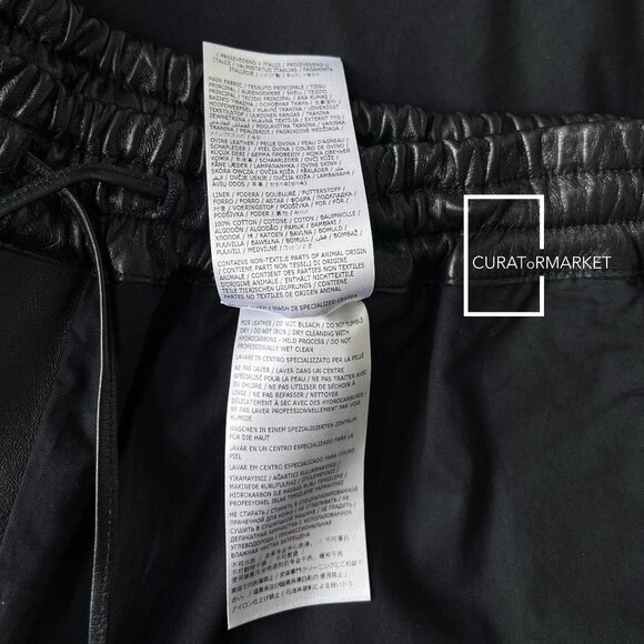 Jil Sander: EU46 $4000 Butter Soft Ovine Lamb Leather Runway Shorts SS24 - Picture 9 of 16